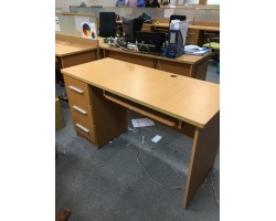 Bàn Làm Việc Cũ 1m2 3 Hộc Tủ Thanh Lý